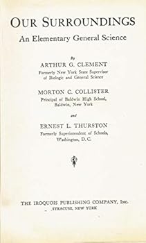 Hardcover Our Surroundings an Elementary General Science Book