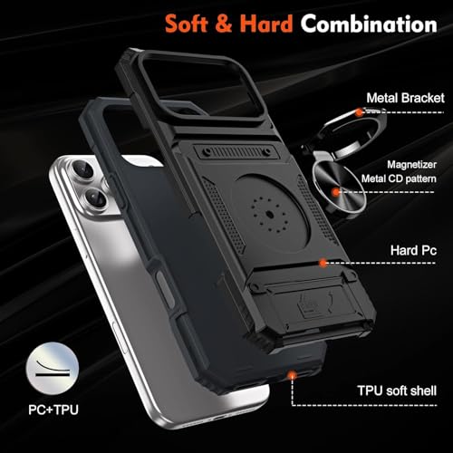 Coque iPhone 13 Pro Max Or Rose Idéale pour Sortir sans Portefeuille - 5