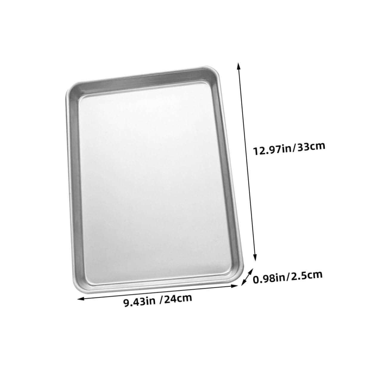 PRETYZOOM 2pièces Moule à Gâteau Rectangulaire Lot de Moules à Pâtisserie Antiadhésifs Plaque de Cuisson pour Biscuits et Toasts