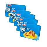 Britannia Good day Biscuits and Cookies 216g (Pack of 5) – Butter Cookies – Highly Nutritive – Tasty and Healthy - Cracker Biscuits Cookies Tea Time Snacks for Kids & Family - Price Mark £ 2.20 - Image 1