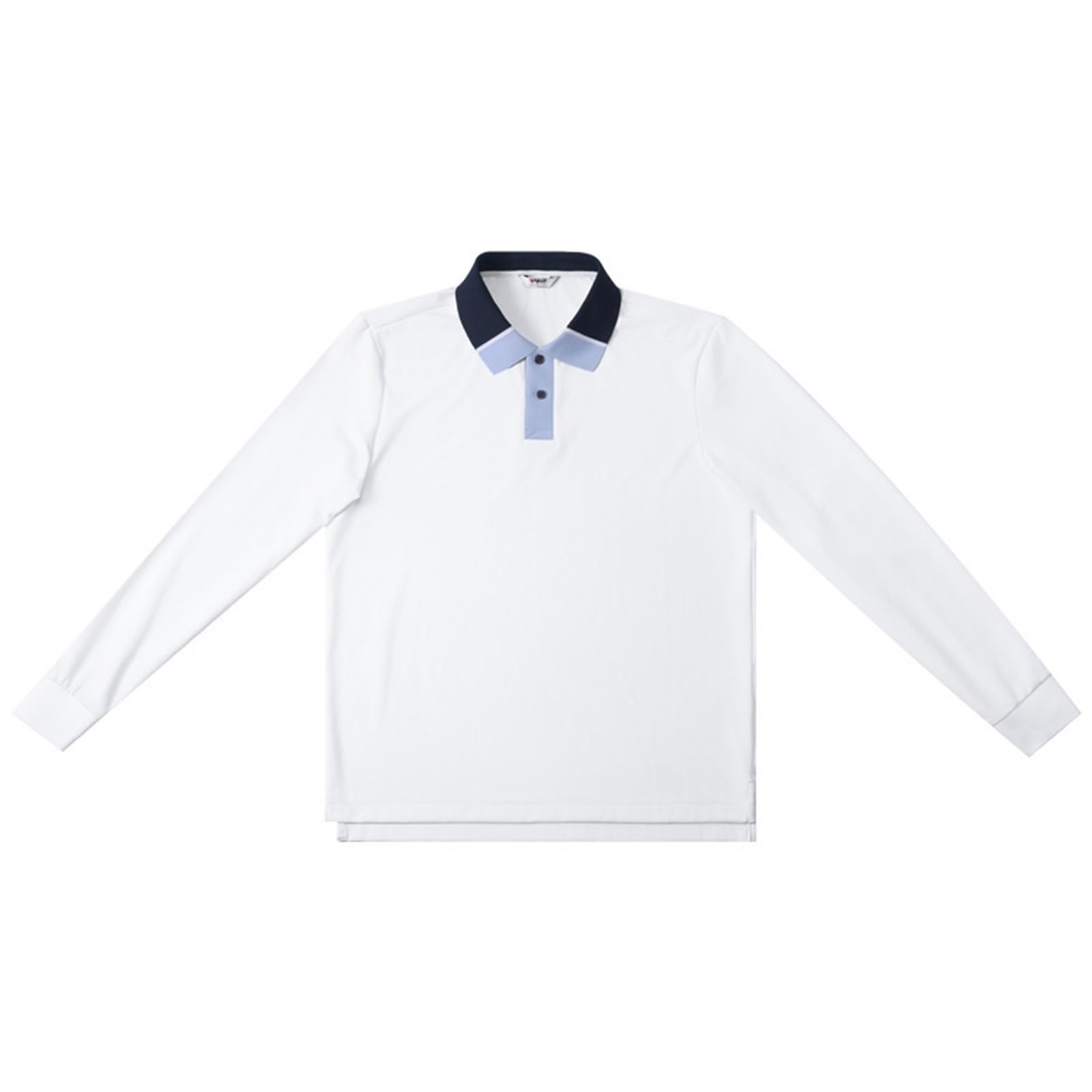 Polo da Golf a Maniche Lunghe Uomo, Traspirante, con Tessuto a Nido d'Ape e Alta Elasticità per Golf Tennis
