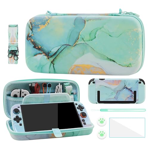 FANPL Cute Case Bundle for Switch 2 — Green Marble