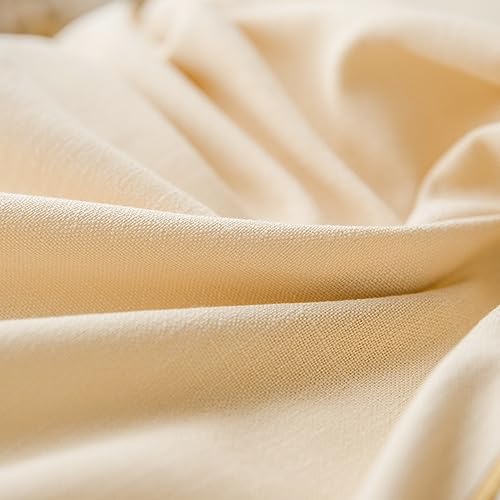 Nappe carrée 90x90cm polyester brodée nappe anti-taches jaune - 8