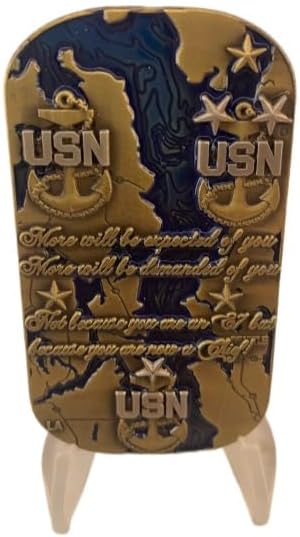 Pacific Northwest CPO Pride USN Navy Challenge Coin-US Navy Chief Petty Officer Rank Collectible Challenge Coin