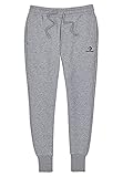 Converse Jogger Damen Embroidered Fleece Pant 10020873 Vintage Grey Heather 035 Grau, Größe:S