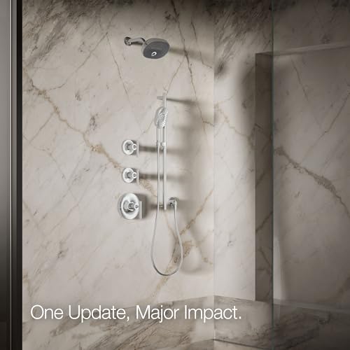 Kohler 26290-CP Statement® Three-function showerhead, 2.5 gpm, Polished Chrome by Kohler - Used condition - Image 7