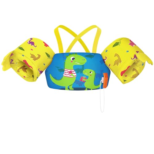 HeySplash Chaleco de Natación para Niños, Manguito de Natación con Correa Ajustable,...