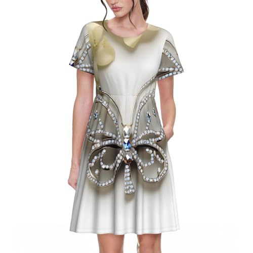 Robe décontractée à manches courtes fluide pour sublimer toutes les femmes