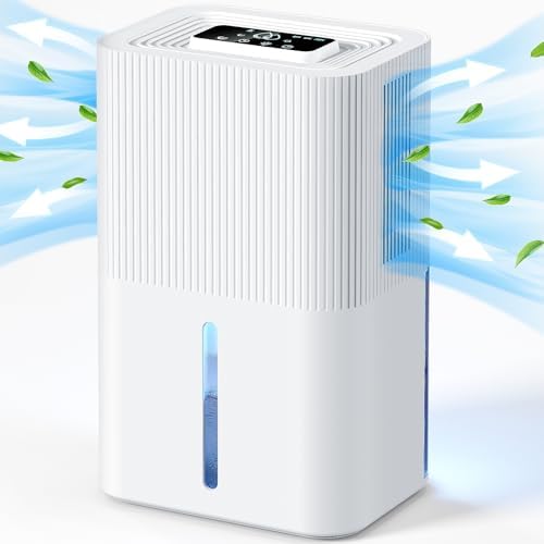 Deshumidificateur d air, 2700ML Deshumidificateur Electrique Sile...