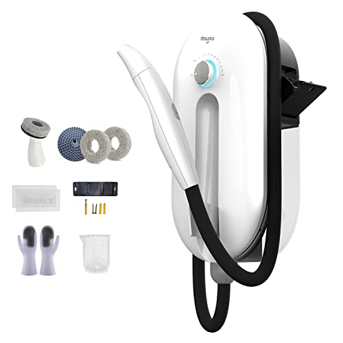 DAYOO Portable Steam Cleaner for Whole-house Cleaning- Handheld Steamer for Home Use Floor Car Garage Grout Tiles Bathroom Upholstery, Chemical-free with Food-grade Nozzle for Baby and Pet, 10s Fast Heating to 221°F, Wallpaper Removal, Deodorize & Remove Stains