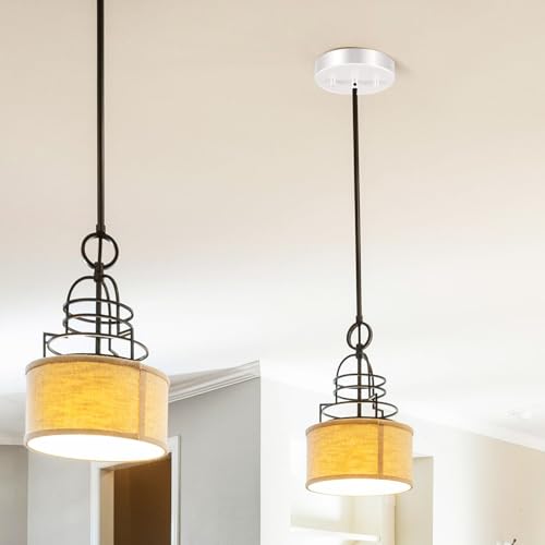 Placa de techo metálica para decorar el salón con lámparas 6