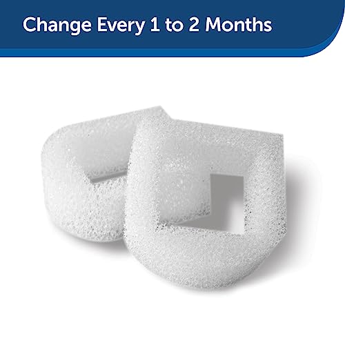 Petsafe Drinkwell Replacement Foam Filters Compatible With Petsafe Ceramic And Stainless Steel Pet Fountains, For Water Dispensers, 2 Count Pack - Pac00-13711, White #TOP4