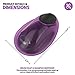 Pet Brush by Poodle Pet |Dog Soap and Shampoo Dispenser for Daily Grooming | Rinses Coat While Removing Lint and Shed Hair |For Short or Medium Hair | Soft Rubber Bristles Gentle on Skin | Purple