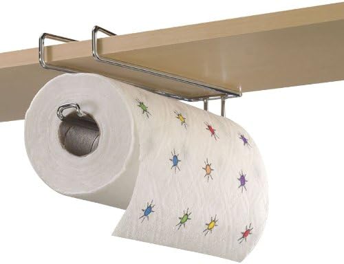 Better Houseware Undershelf Paper Towel Holder, Chrome