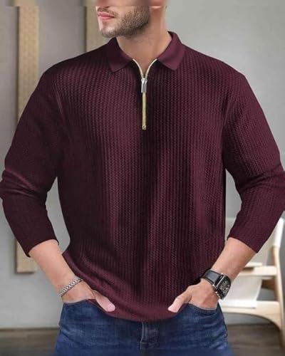 Image of Men's Full Sleeves T-Shirt | Stylish Casual Wear | Comfortable Cotton Blend | Solid Round Neck | Regular Fit Full Sleeve