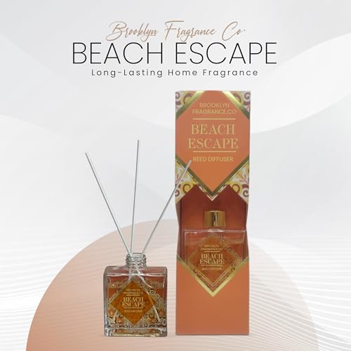 Difusor aromático Beach Escape 100ML vidrio rectangular miniatura 2