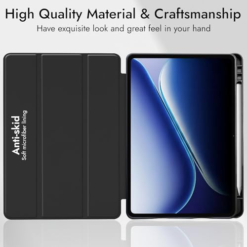 Image of Robustrion Cover for OnePlus Pad Go 2 12.1 inch Cover Case with Pencil Holder, Trifold Cover Case for OnePlus Go 2 Tablet Cover [Auto Sleep Wake Support] - Hippy