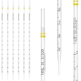 Ryentte Serological Pipette 1ml Serological Pipettes,Individually Packaged, Pack of 100
