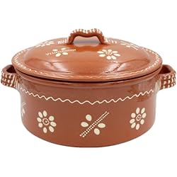 Cacerola Portuguesa Cacerola de terracota tradicional portuguesa vintage con tapa fabricada en Portugal