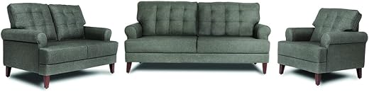 Wakefit Sofa Set | 3 Year Warranty | Sofa 6 Seater, 6 Seater Sofa for Living Room, Wooden Sofa Set, Sofa Set 3+2+1 Seater...