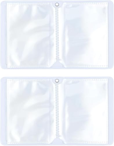 Miniatura 3 de Juego de 2 mini álbumes de fotos de 3 pulgadas, 40 bolsillos pequeños Kpop para tarjetas fotográficas, soporte para tarjetas de fotos, libro de