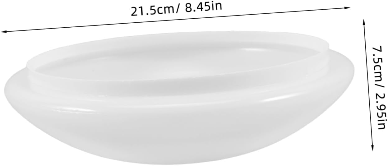 Replacement Ceiling Light Covers Round White Lampshade for Bedroom Hallway and Stair Lighting Elegant Design Compatibility Easy to Install Clip Style