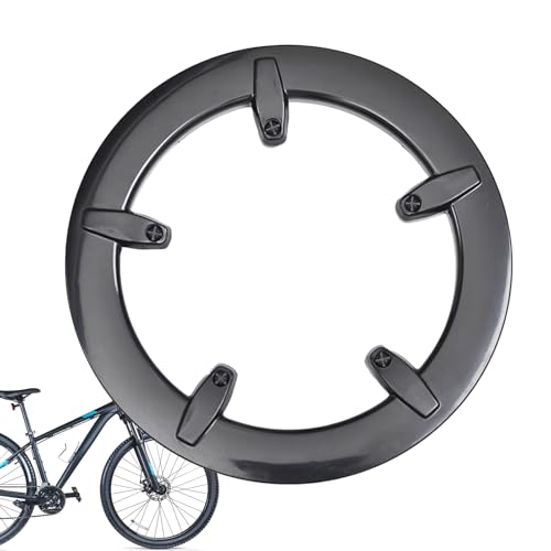 Protector de cadena de bicicleta para bicicletas de montaña, carretera, biela, cubierta de rueda, negro hueco, accesorio de piñón para evitar caídas y manchas de aceite