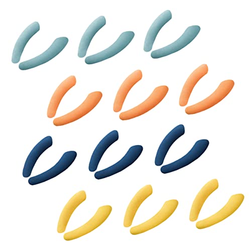 NUOBESTY 15 Pares De Fundas Acolchadas Para Asiento De Inodoro Para Inodoros Delgados Con Calefacción De Repuesto Redondas Para Inodoro Cálidas De Franela Y Viscosa