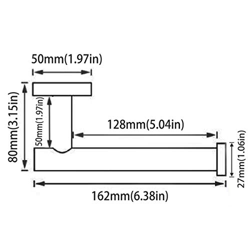 Seabefore White Toilet Roll Holder Bathroom Toilet Paper Holder Wall-Mounted Tp Toilet Tissue Holder #TOP5