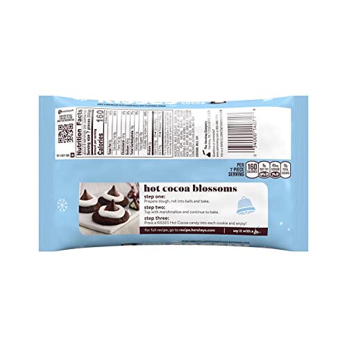 Hershey's Kisses Hot Cocoa Milk Chocolate With Marshmallow Flavored Creme Candy, Christmas, 9 Oz Bag #TOP1