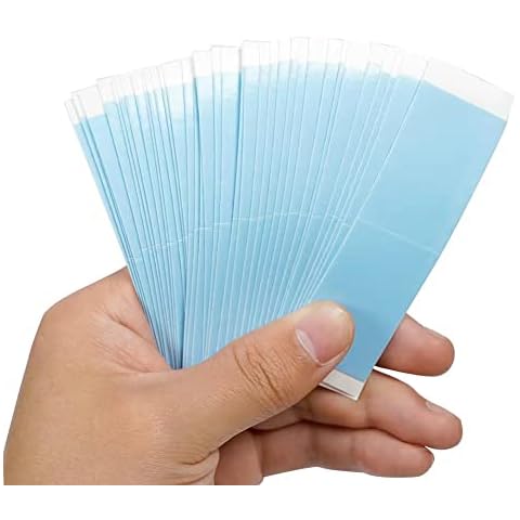 piaou Lace Front Wig Tape Double Sided Wig Tape for Lace Wigs 36pcs Strong Hold Adhesive Tape Waterproof Lace Tape for Wigs Toupee Hairpiece and Hair Extensions (Straight) Cover