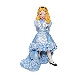 Enesco Disney Showcase Couture de Force Alicia en el país de Las Maravillas Figura de Vestido Azul, 17,9 cm, Multicolor