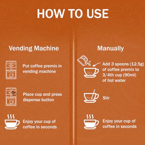 Image of Atlantis 3 in 1 Instant Kadak Cardamom Tea and Coffee Premix Powder Combo (Contains Tea, Coffee, Milk and Sugar) 1 Kg each for Vending Machines /Manual Use