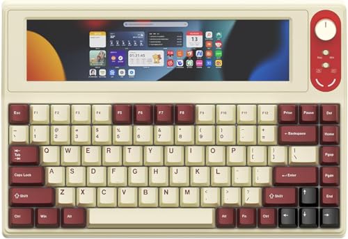 �yAJAZZ�����zAKP846 10.1�C���`�J���[�^�b�`�p�l���t�� ���J�j�J���L�[�{�[�h 84�L�[ 75% �����m�u�t�� �L��USB-C �M�t�g�� �z�b�g�X���b�v�Ή� 5�w�K�X�P�b�g Windows/Mac �Q�[�}�[ ���C�u�z�M�� �N���G�C�^�[ �Q�[�� 