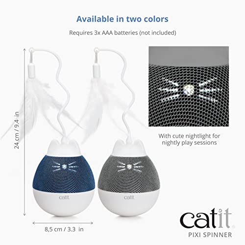 Miniatura 5 de Catit Pixi Juguete Para Gato Spinner, Azul