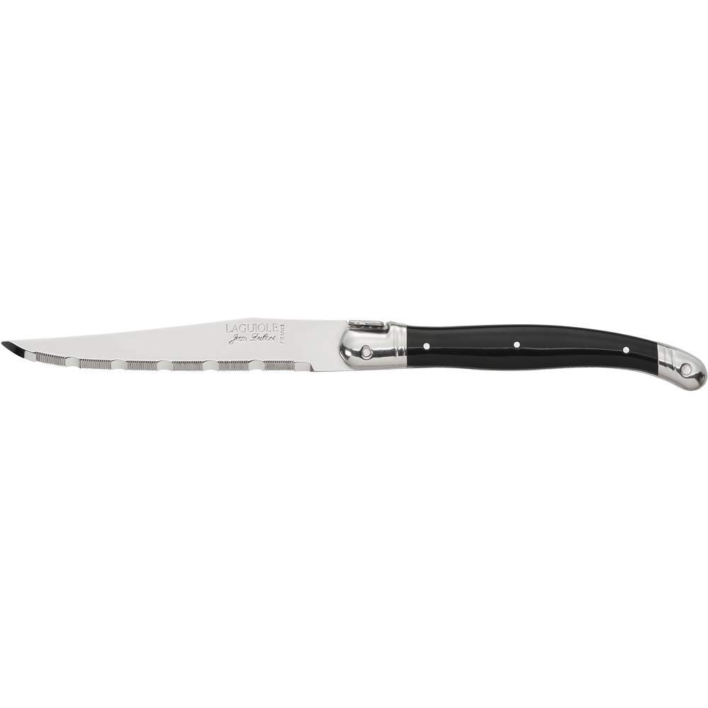 Jean Dubost - Couteau de table Laguiole noir Jean Dubost (lot de 6)