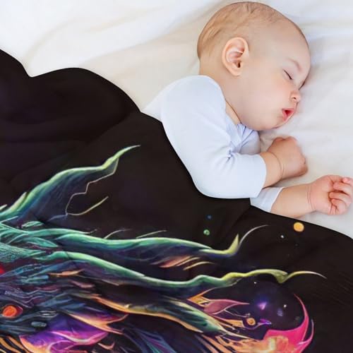 Manta para sofá de dragón textil ideal para salones modernos 5