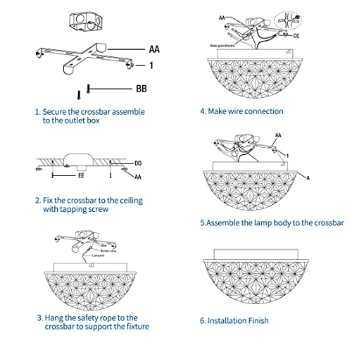 Dakason Led Ceiling Light Fixture Flush Mount, Crystal Chandelier Modern Ceiling Light For Kitchen, Hallway, Living Room, Foyer, Closet, 12In 15W 1640Lm, 3/4/5000K Cct Selectable, Dimmable #TOP5