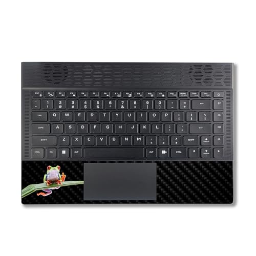 Image of MightySkins Carbon Fiber Skin Compatible with Alienware X14 R2 (2023) Full Wrap Kit - Hangin Tree Frog | Protective, Durable Textured Carbon Fiber Finish | Easy to Apply | Made in The USA