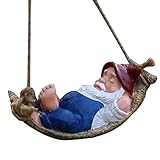 Estatua De Gnomo De Jardín, Figura De Gnomo De Resina, Jardín Rocalla Jardinería Árbol Pigmeo Adornos Colgantes Elfos De Jardín Enanos Adornos Colgantes Adornos De Comercio Exterior