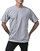 Pro Club Men's 3-Pack Heavyweight Cotton Short Sleeve Crew Neck T-Shirt, Heather Gray, Small