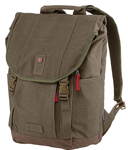 Wenger Foix 16'' Laptop Backpack With Tablet Pocket - Olive Green #TOP2