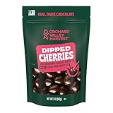 Orchard Valley Harvest Dark Chocolate Dipped Cherries 5 oz (Pack of 1), Made With Real Cherries, Gluten Free, Non-GMO, No Artificial Colors, Stand Up Bag, On-The-Go Snack For The Whole Family