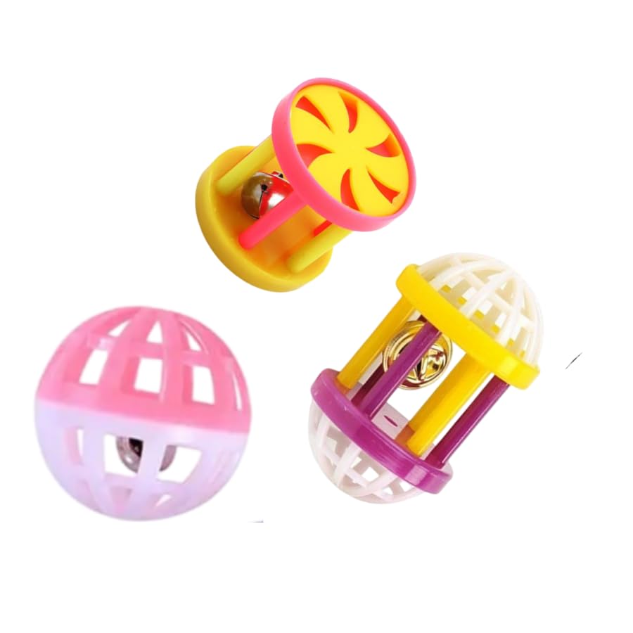 Dog Trust Balls Cat Toy - Interactive Cat Toys for Indoor Cats to Chase, Hunt and Stimulate - Jingle Bell Inside for Sound When Batted Around - Safe and Non-Toxic - 1.5" Assorted 4-Pack (B0DC6HJWM2) Amazon Price History, Amazon Price Tracker