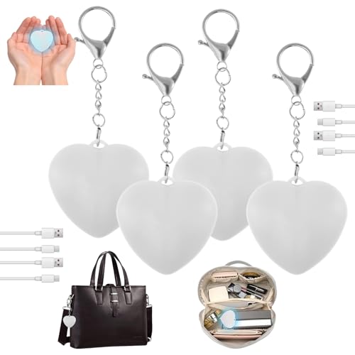 Hevtsde 4Pcs Purse Glow Heart Light - Automatic Sensor Purses