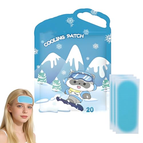 ZZHBOO 20 Patchs Rafraîchissants, Gel d'Eau, pour Étudiants et Camp Militaire, Réduit la Chaleur, Taille 23 * 16.5cm, Couleurs Multiples