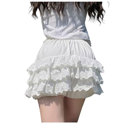 Short Jupe Gâteau pour Femmes Coupe Stretch Confortable