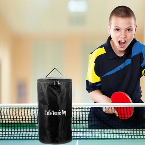 Almacenamiento de tenis de mesa espacioso con cremallera duradera 4