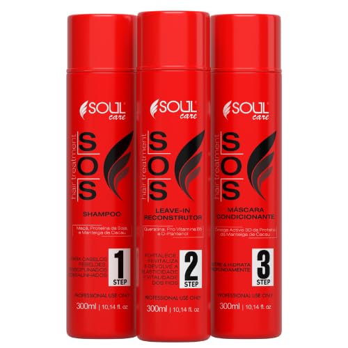Kit SOS Tratamento Profissional de Reestruturação Capilar