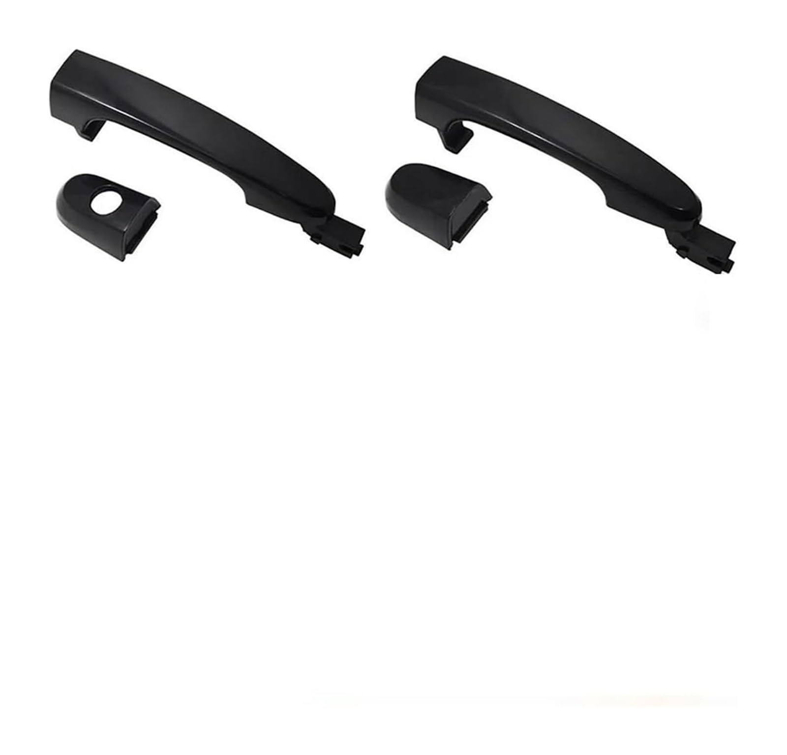 Hckclmbmzw Front Pair For Kia For Sportage 2005-2010 82662-1F000 82651-1F000 Door Handle Exterior Cover Car Outside Front Left Right Door Handle Cover(Front Pair)